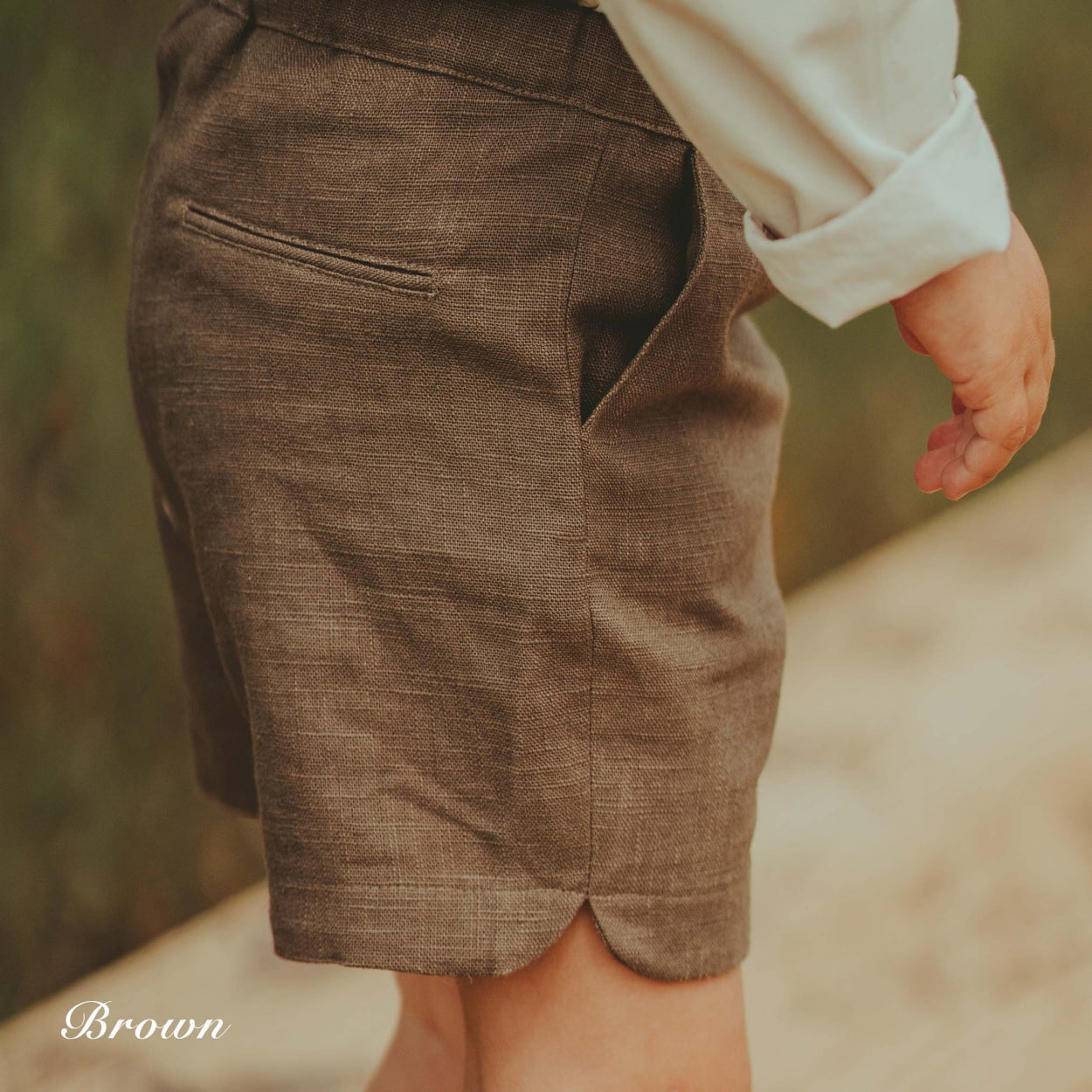 Wavel Linen Shorts | Sand Beige