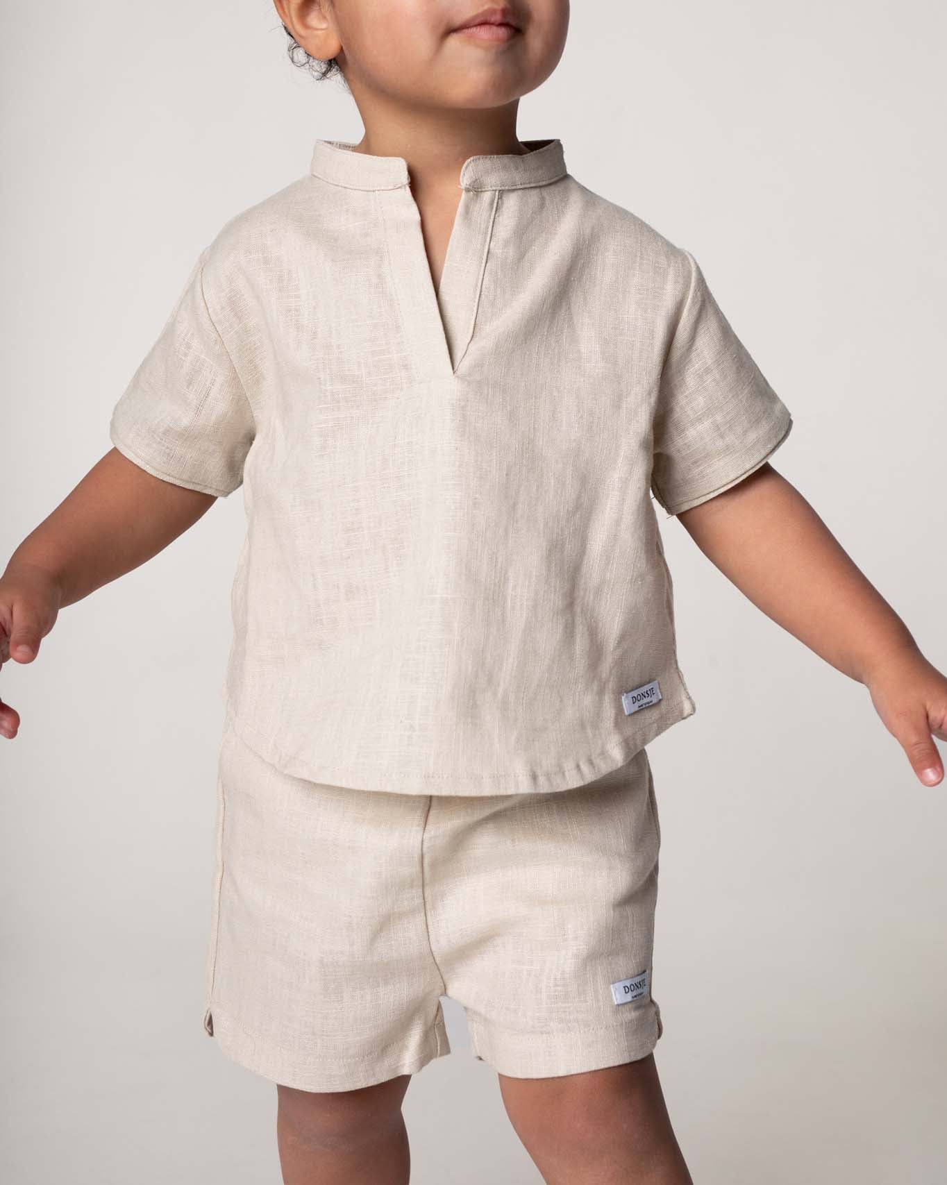 Wavel Linen Shorts | Sand Beige