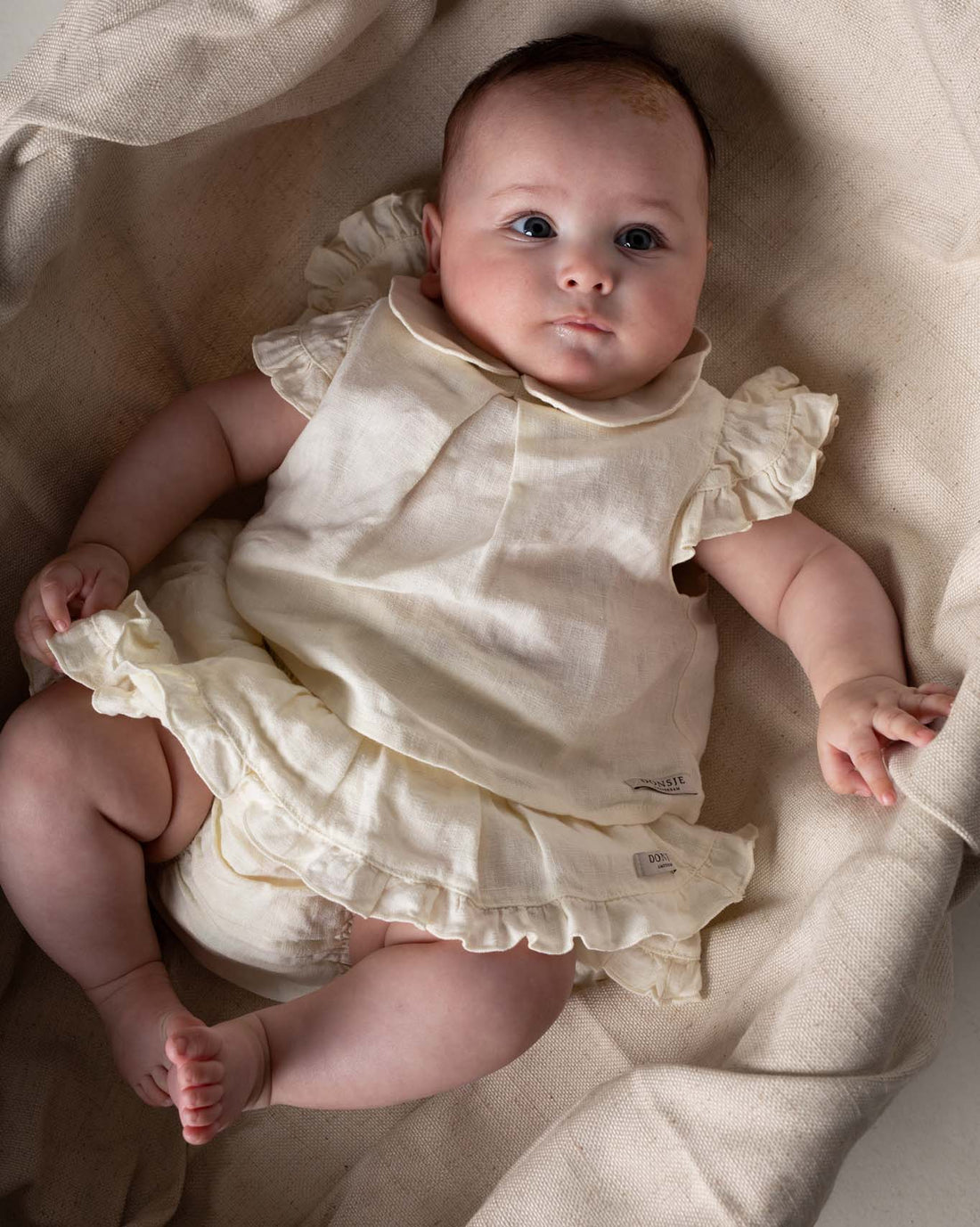 Vaibi Linen Bloomers | Off White
