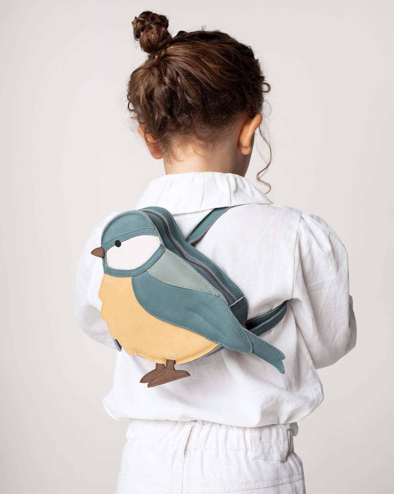 Pierre Backpack | Chickadee | Petrol Nubuck