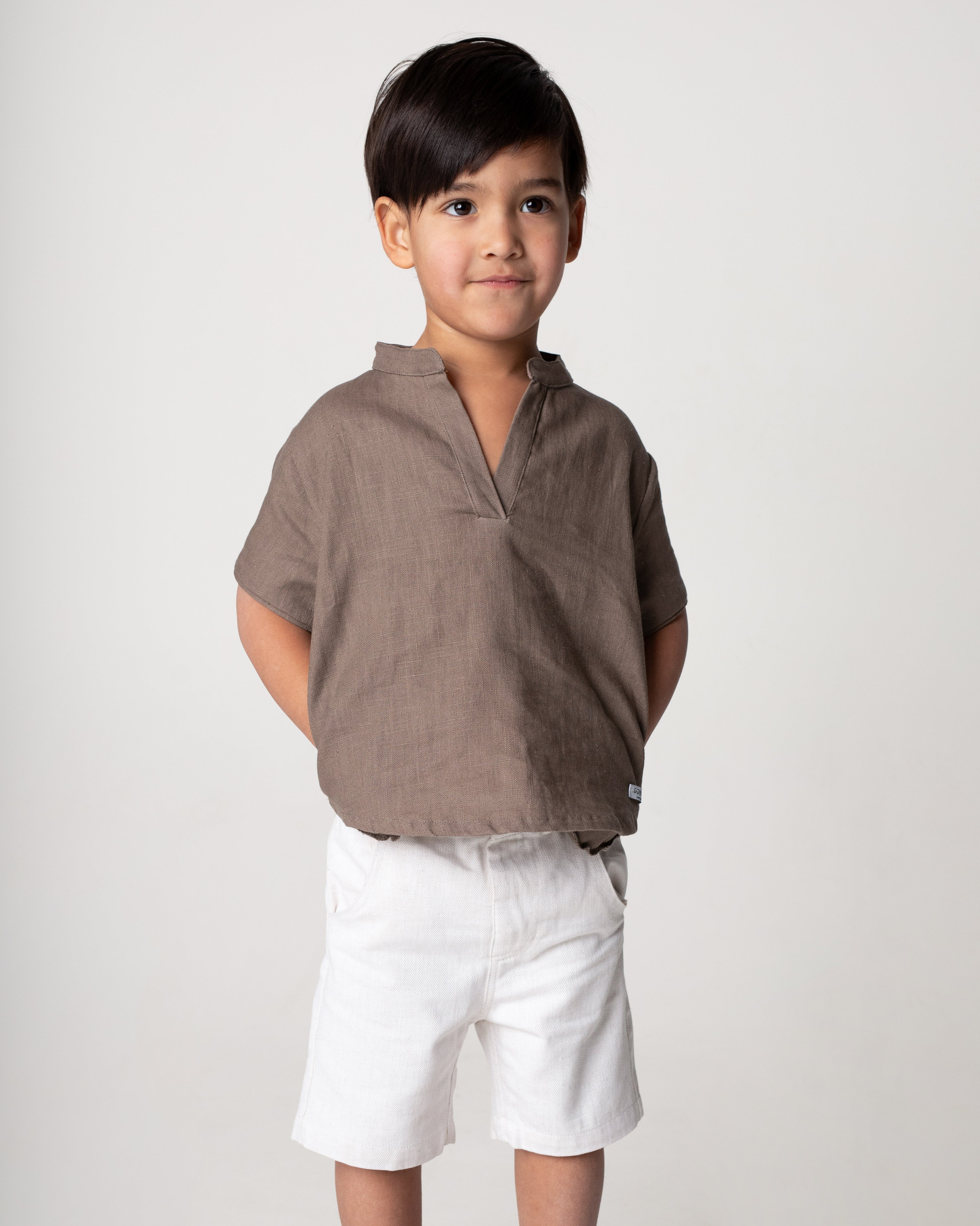 Panier Shorts | White Sand Melange