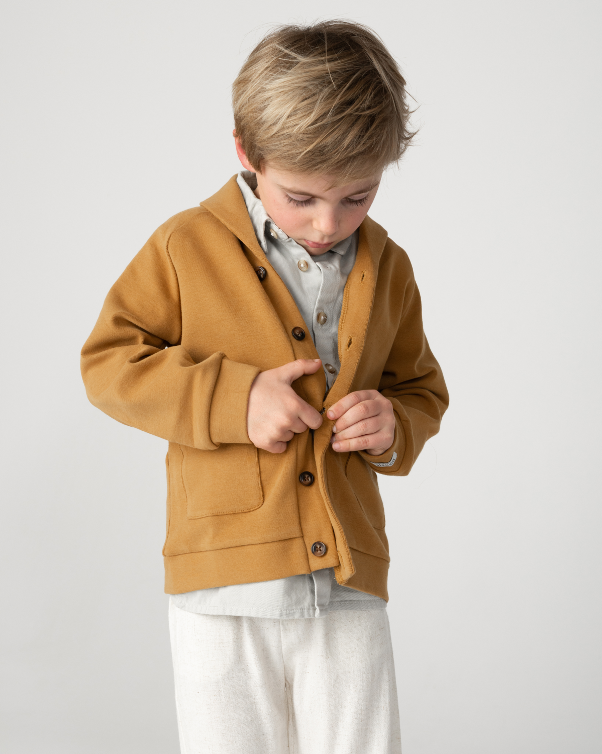 Skief Cardigan | Camel