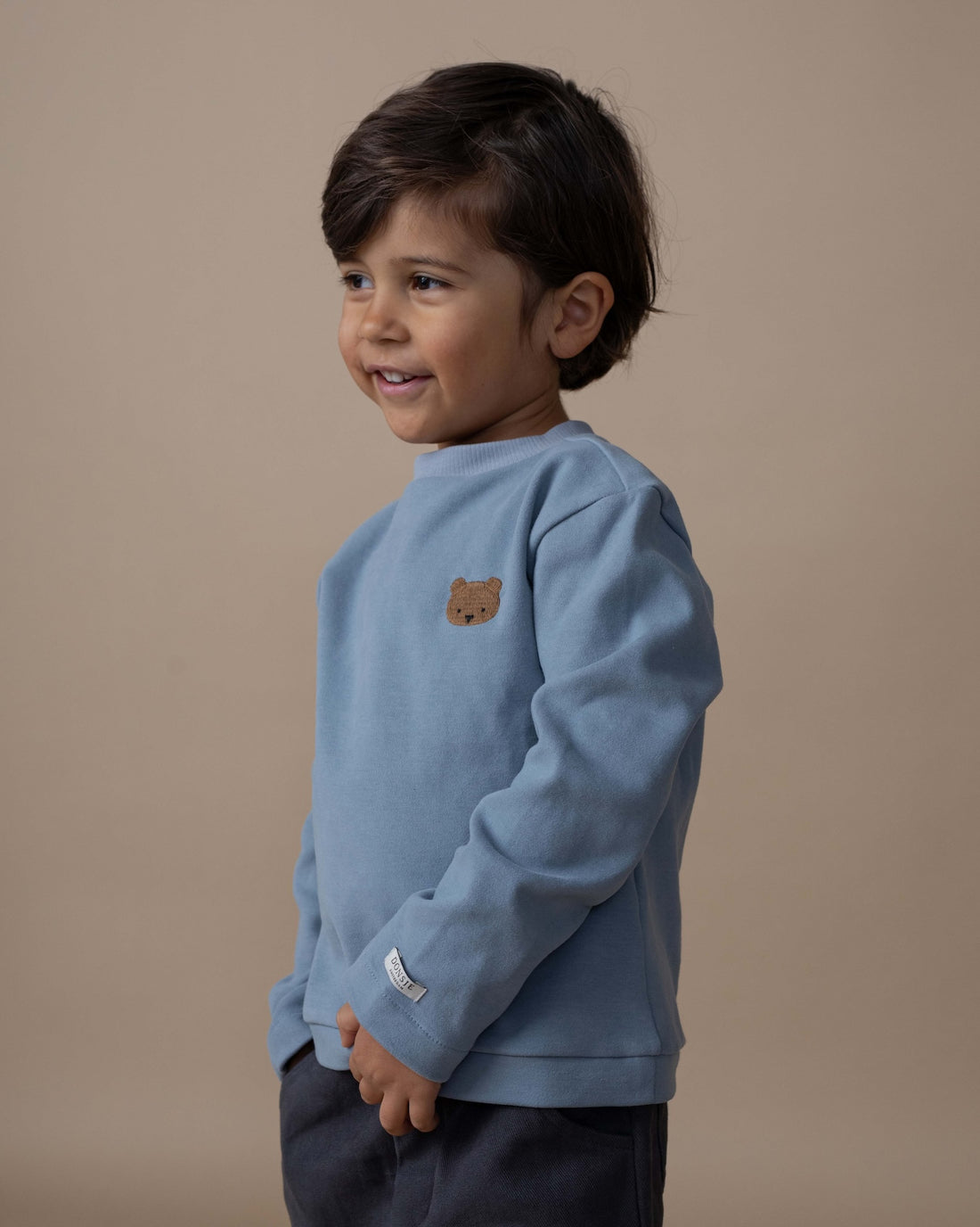 Jorijn Longsleeve | Bear | Foggy Blue