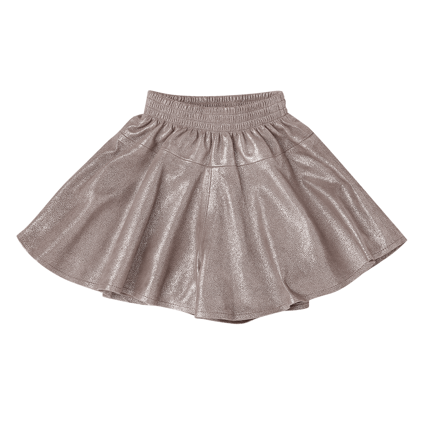 Giese Leather Shorts | Iron Grey Metallic