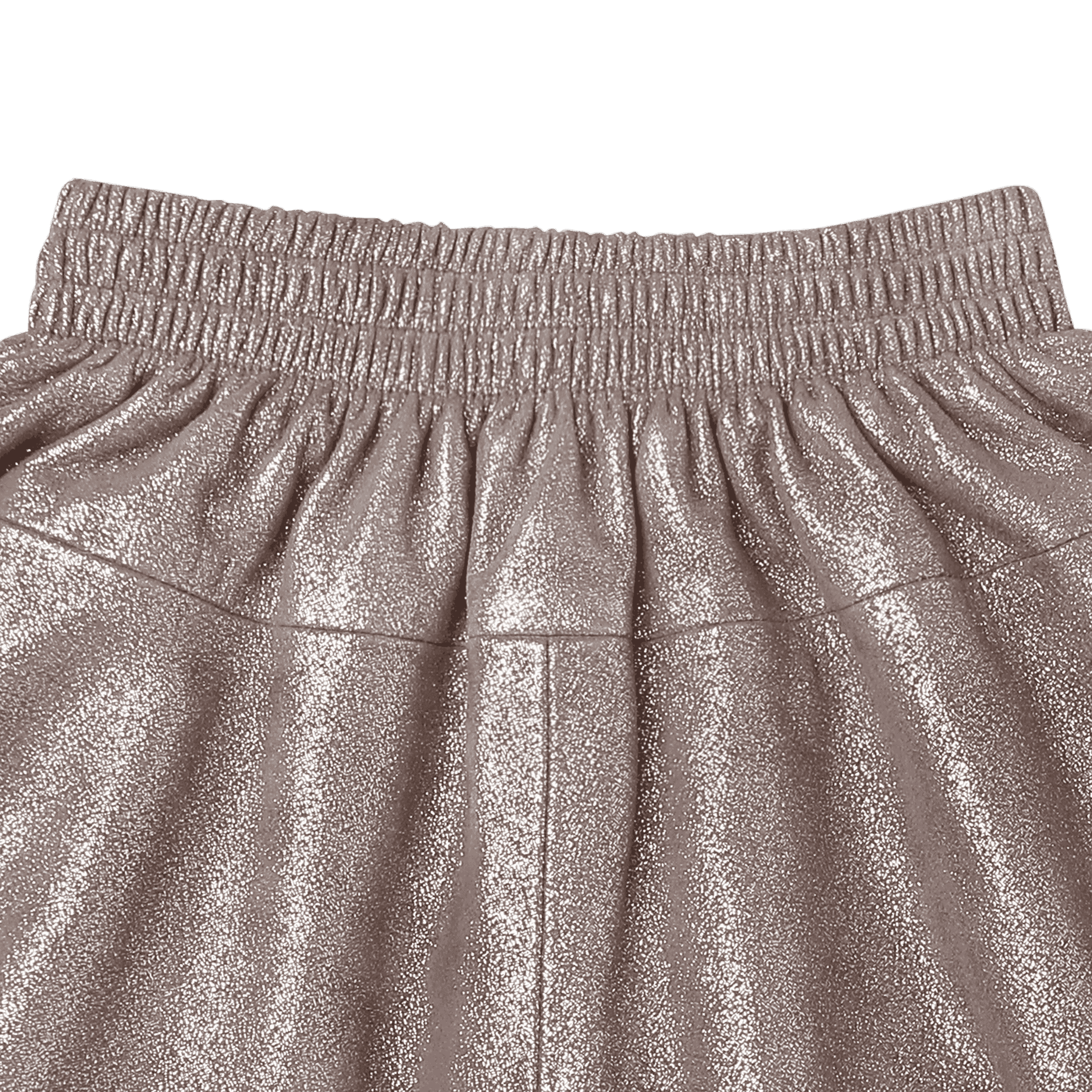 Giese Leather Shorts | Iron Grey Metallic