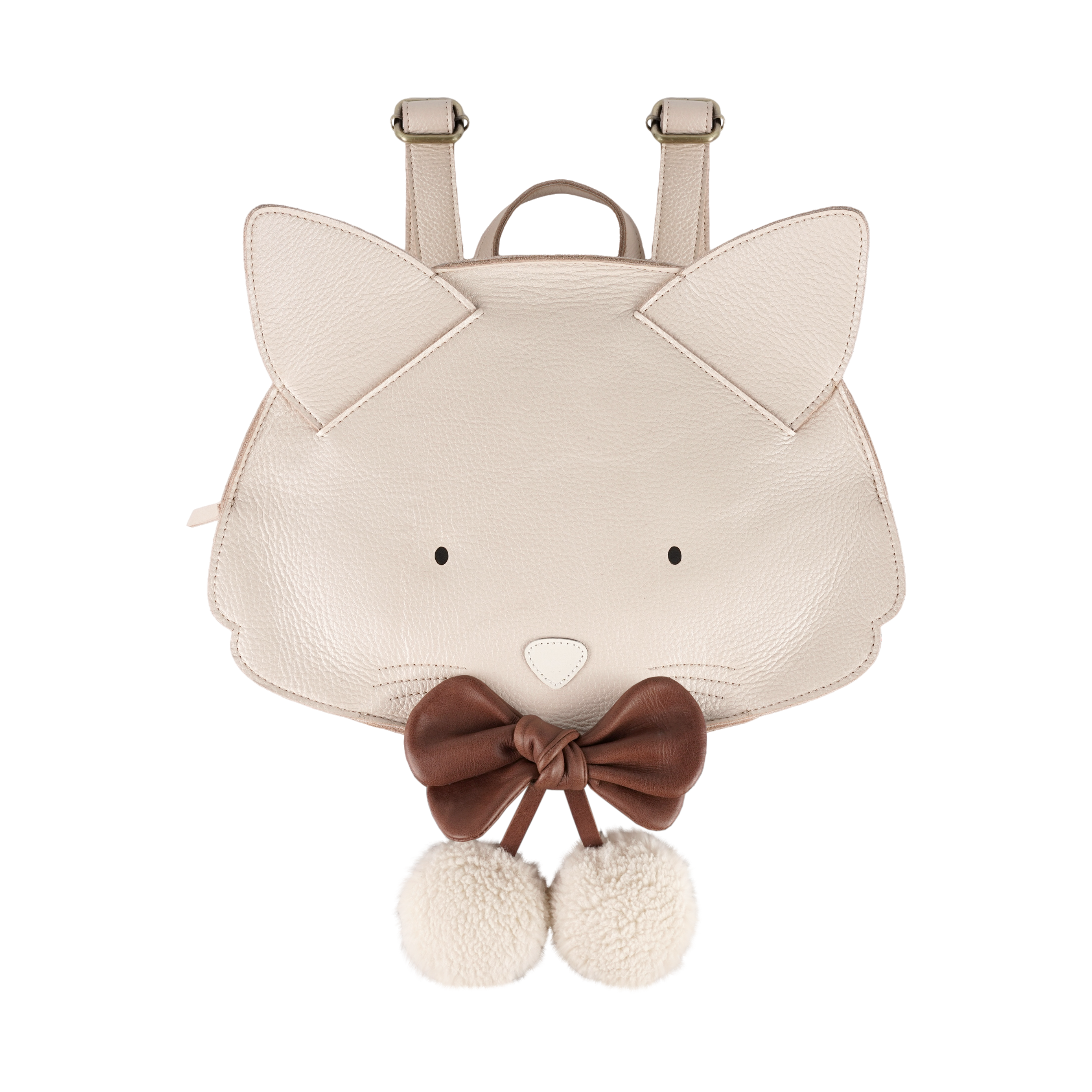 Fammy Schoolbag | Cat | Powder Metallic Nubuck – Donsje