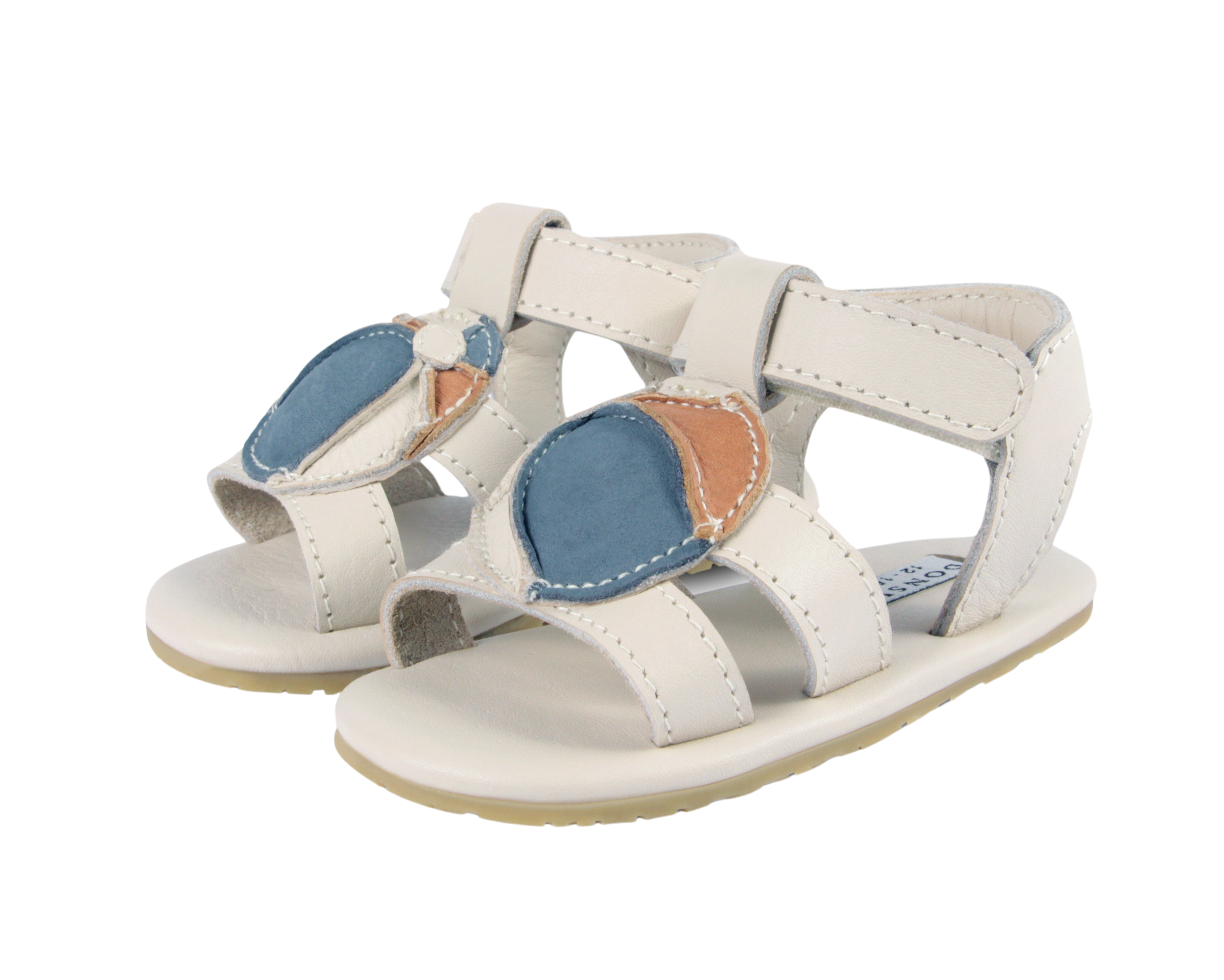 Flops Sandals | Beach Ball | Blue Stone Leather