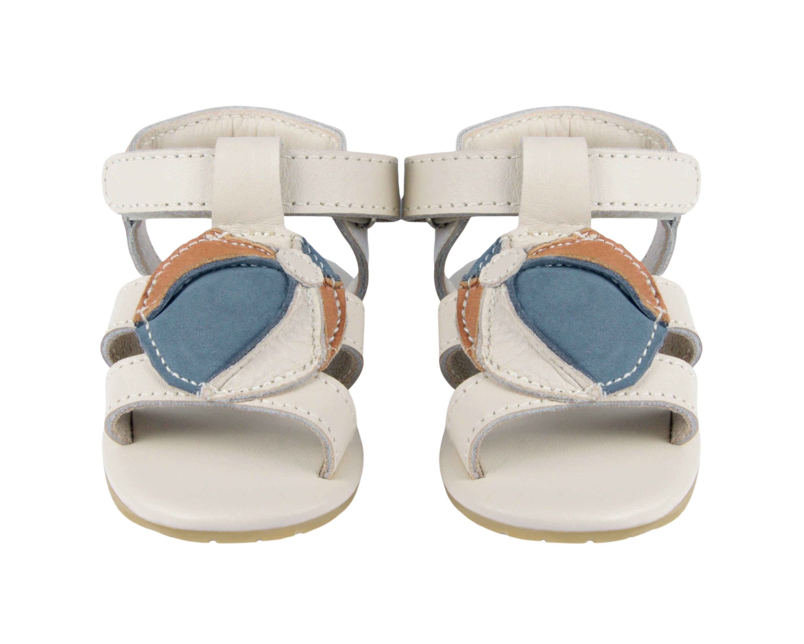 Flops Sandals | Beach Ball | Blue Stone Leather