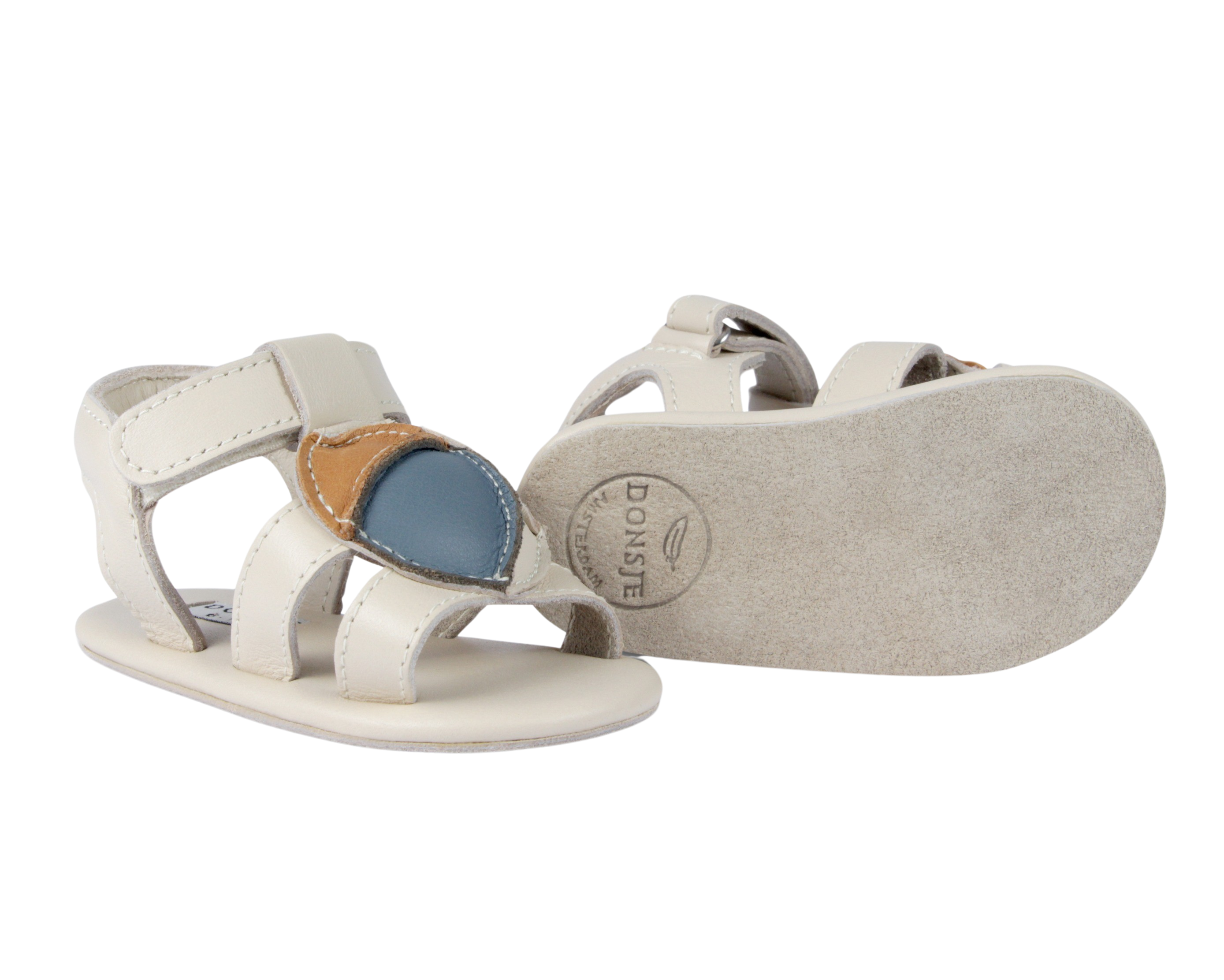 Flops Sandals | Beach Ball | Blue Stone Leather