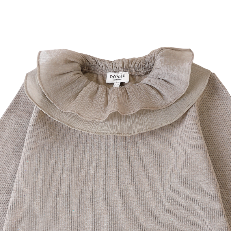 Florentien Top | Dusty Brown Melange