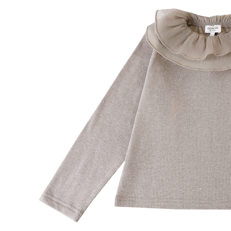 Florentien Top | Dusty Brown Melange