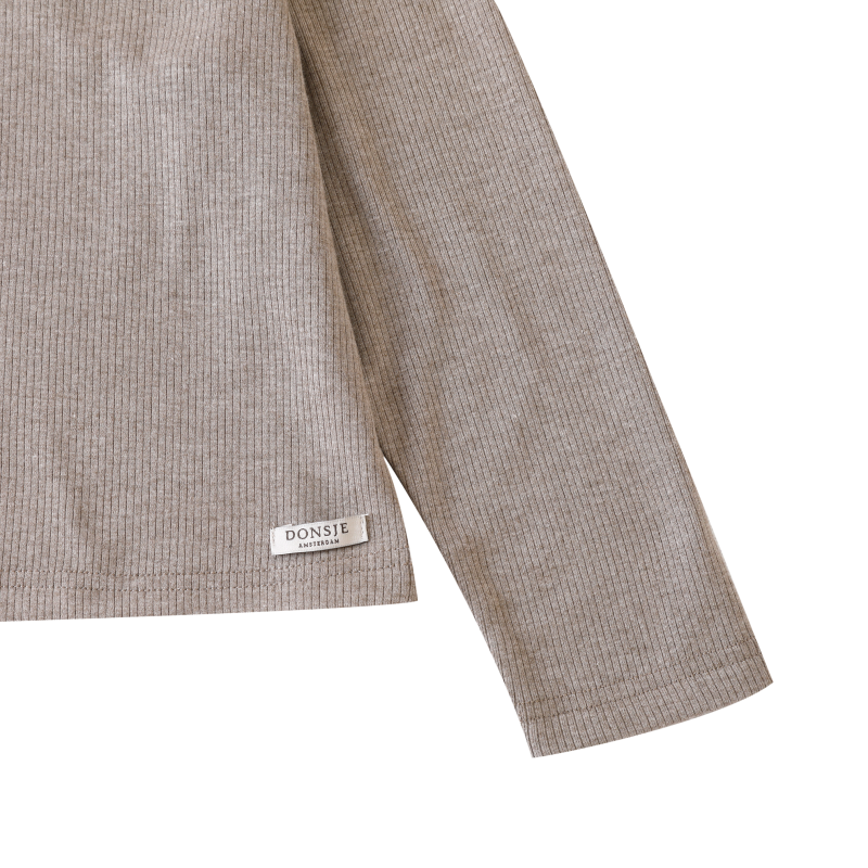 Florentien Top | Dusty Brown Melange