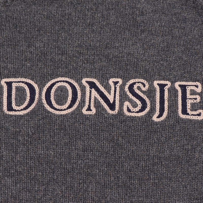 Fionn Merino Wool Sweater | Cloudy Grey Melange