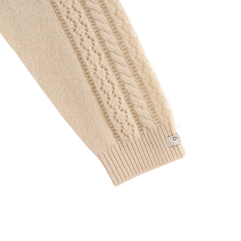 Danik Merino Wool Cardigan | Soft Sand