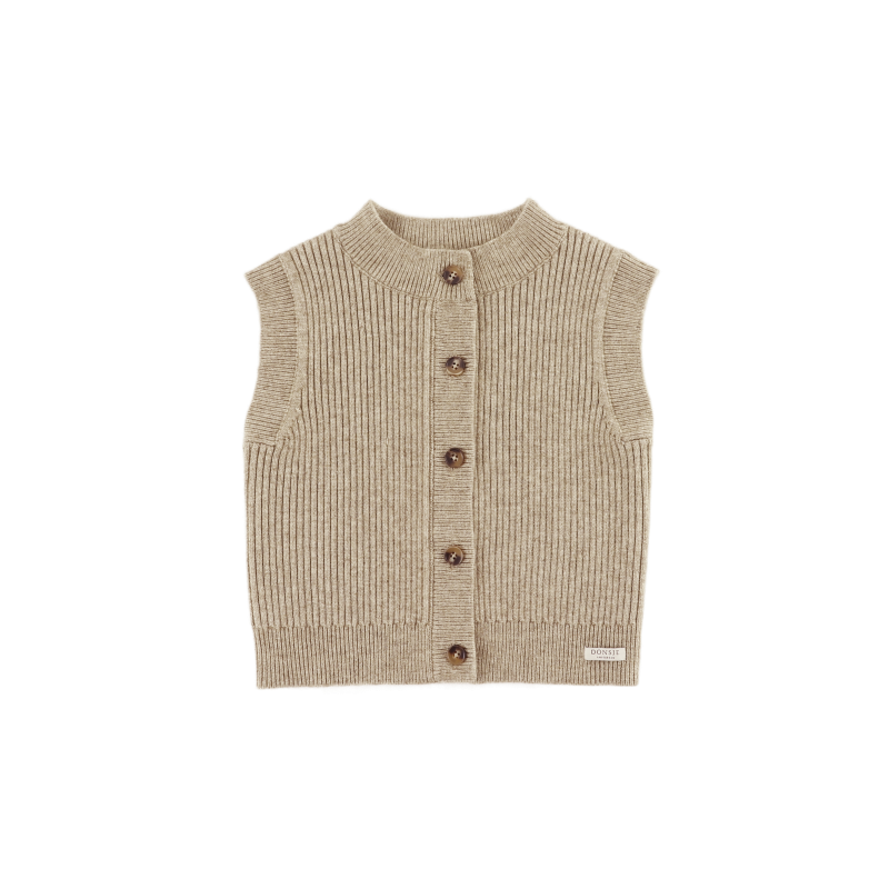 Tjitske Vest | Sesame Melange