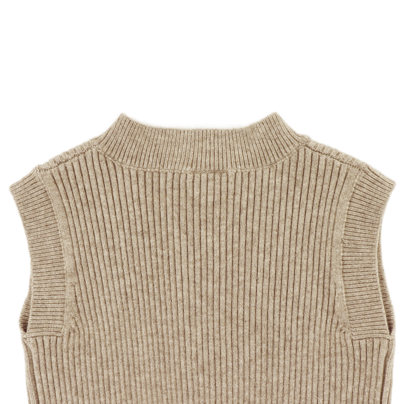 Tjitske Vest | Sesame Melange