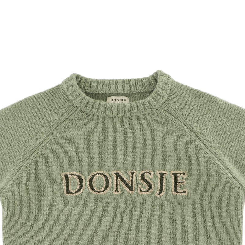 Fionn Merino Wool Sweater | Desert Green