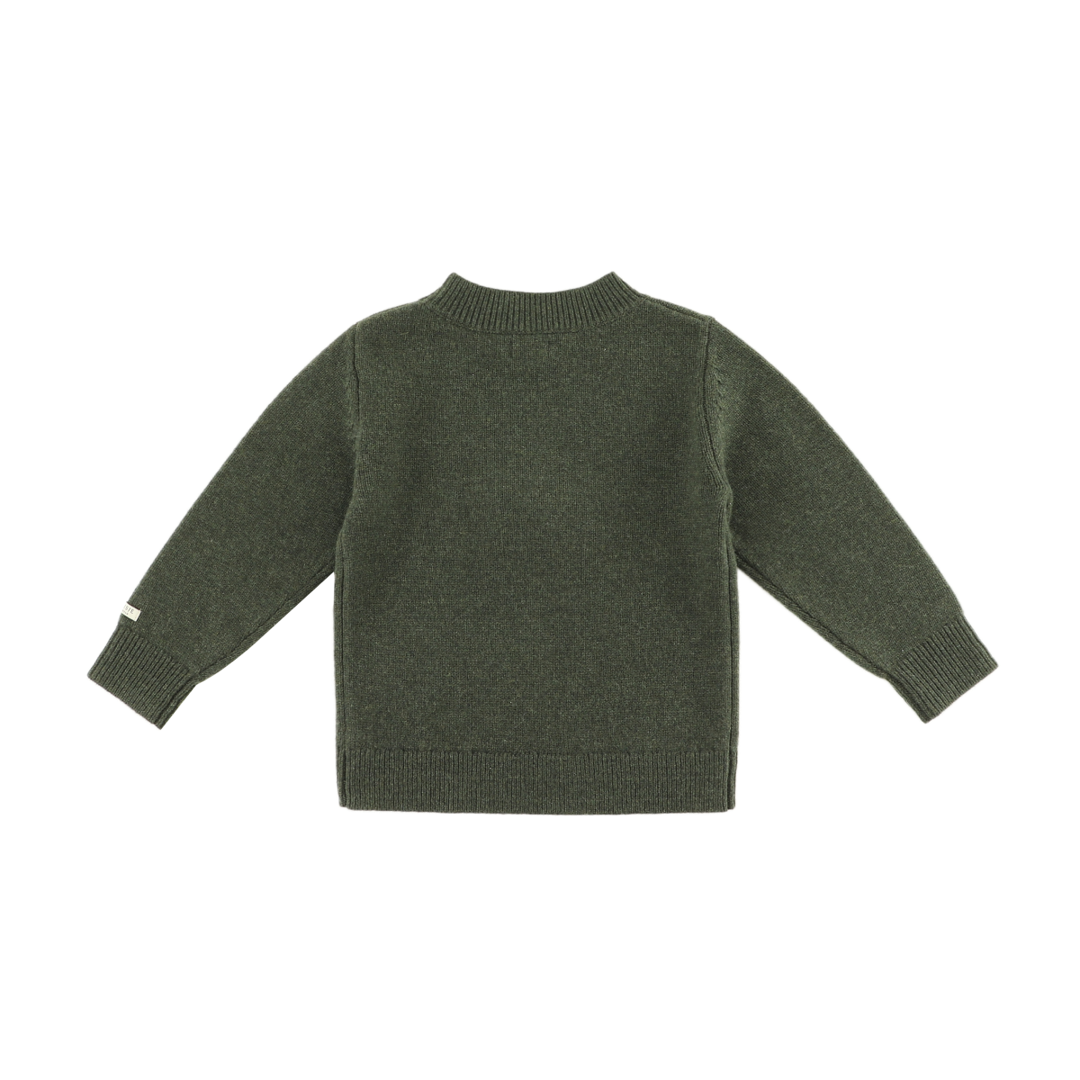 Denn Merino Wool Sweater | Gingerbread | Night Green