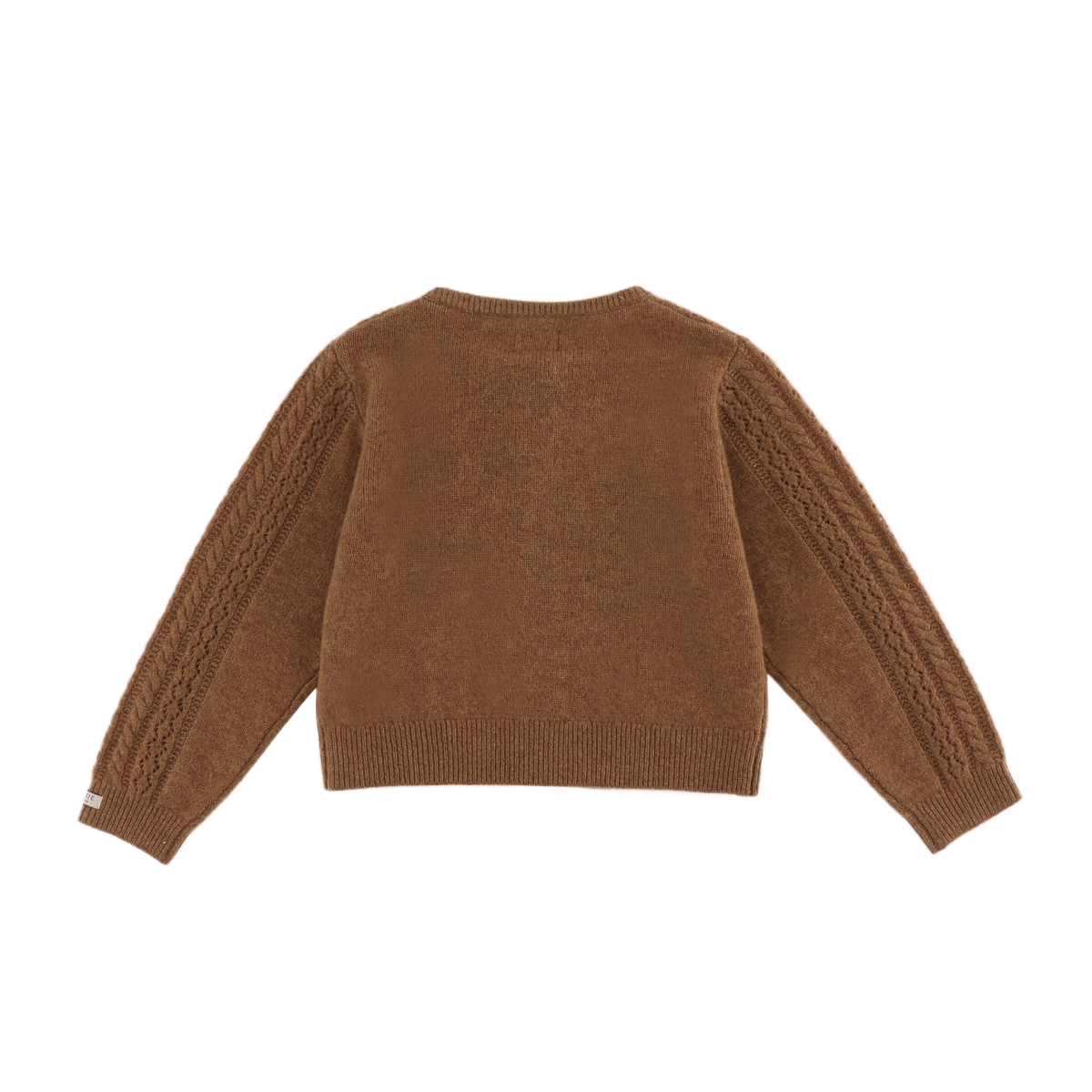 Danik Merino Wool Cardigan | Rose Brown