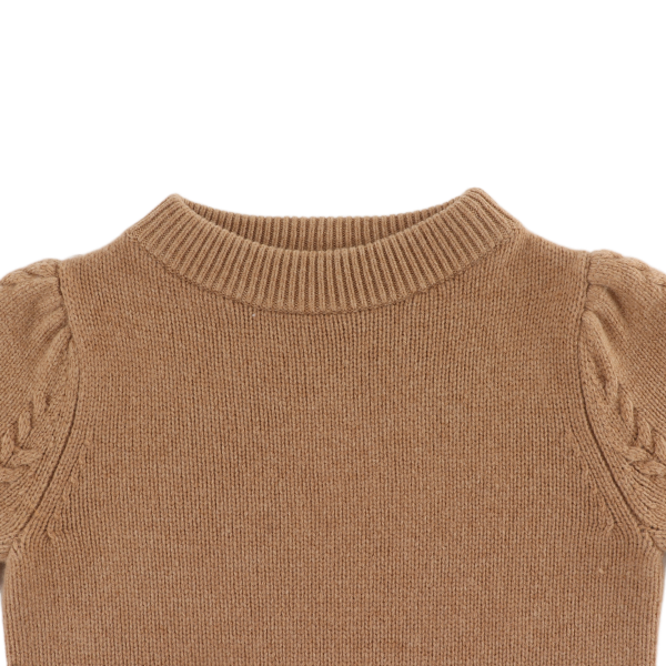 Kasine Merino Wool Sweater | Hazelnut