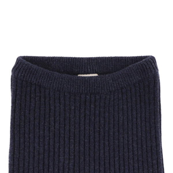Nies Merino Wool Trousers | Blue Marine Melange