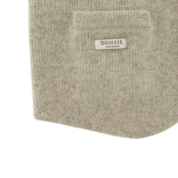 Maurtis Merino Wool Gilet | Light Grey Melange