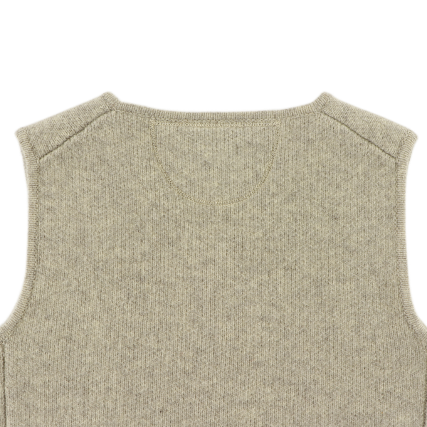 Maurtis Merino Wool Gilet | Light Grey Melange