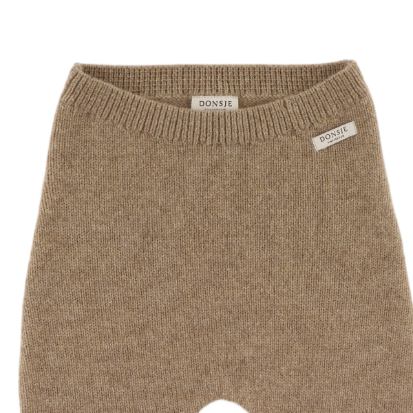 Matsie Merino Wool Leggings | Bear | Milk Chocolate Melange