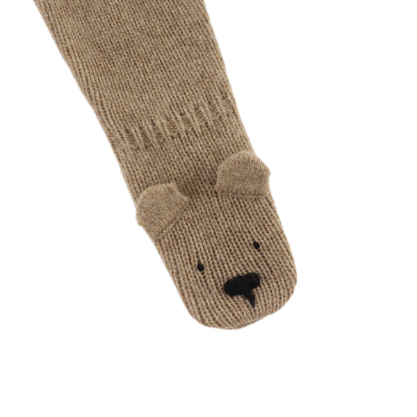 Matsie Merino Wool Leggings | Bear | Milk Chocolate Melange