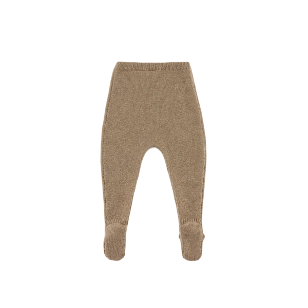Matsie Merino Wool Leggings | Bear | Milk Chocolate Melange