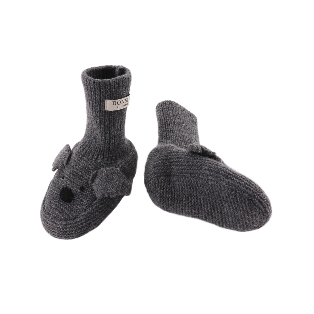 Maicer Merino Wool Booties | Koala | Cloudy Grey Melange