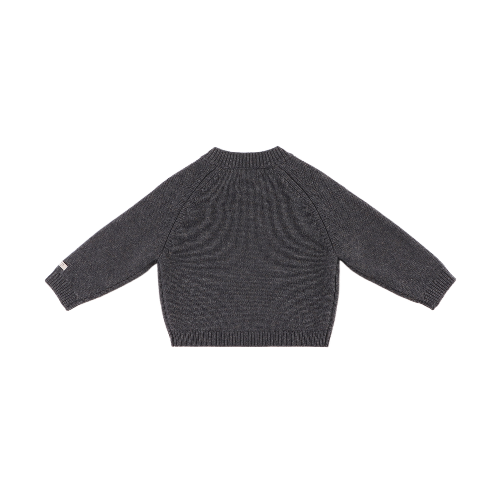 Sibbe Merino Wool Sweater | Koala | Cloudy Grey Melange