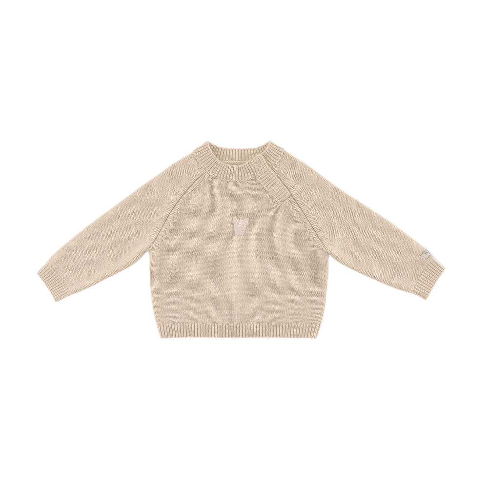Sibbe Merino Wool Sweater | Unicorn | Soft Sand