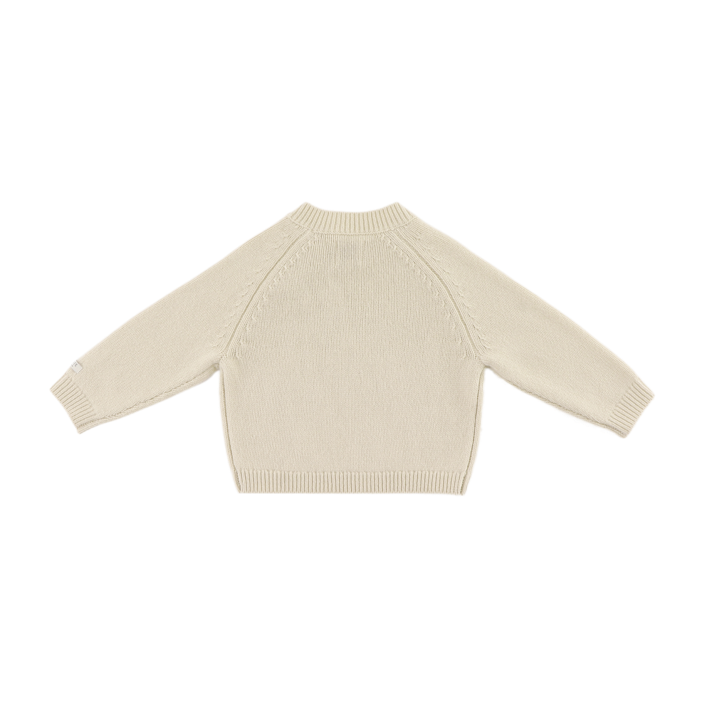 Sibbe Merino Wool Sweater | Bunny | Off White