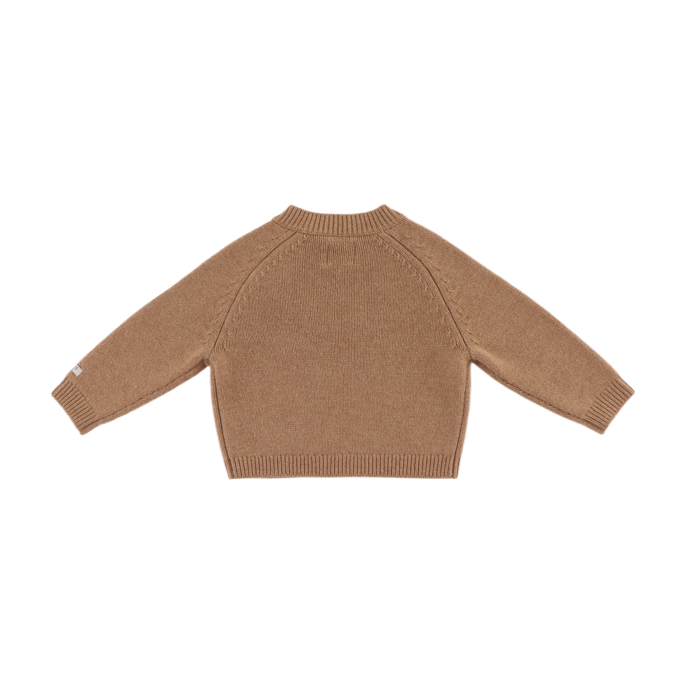 Sibbe Merino Wool Sweater | Fluffy Bunny | Hazelnut