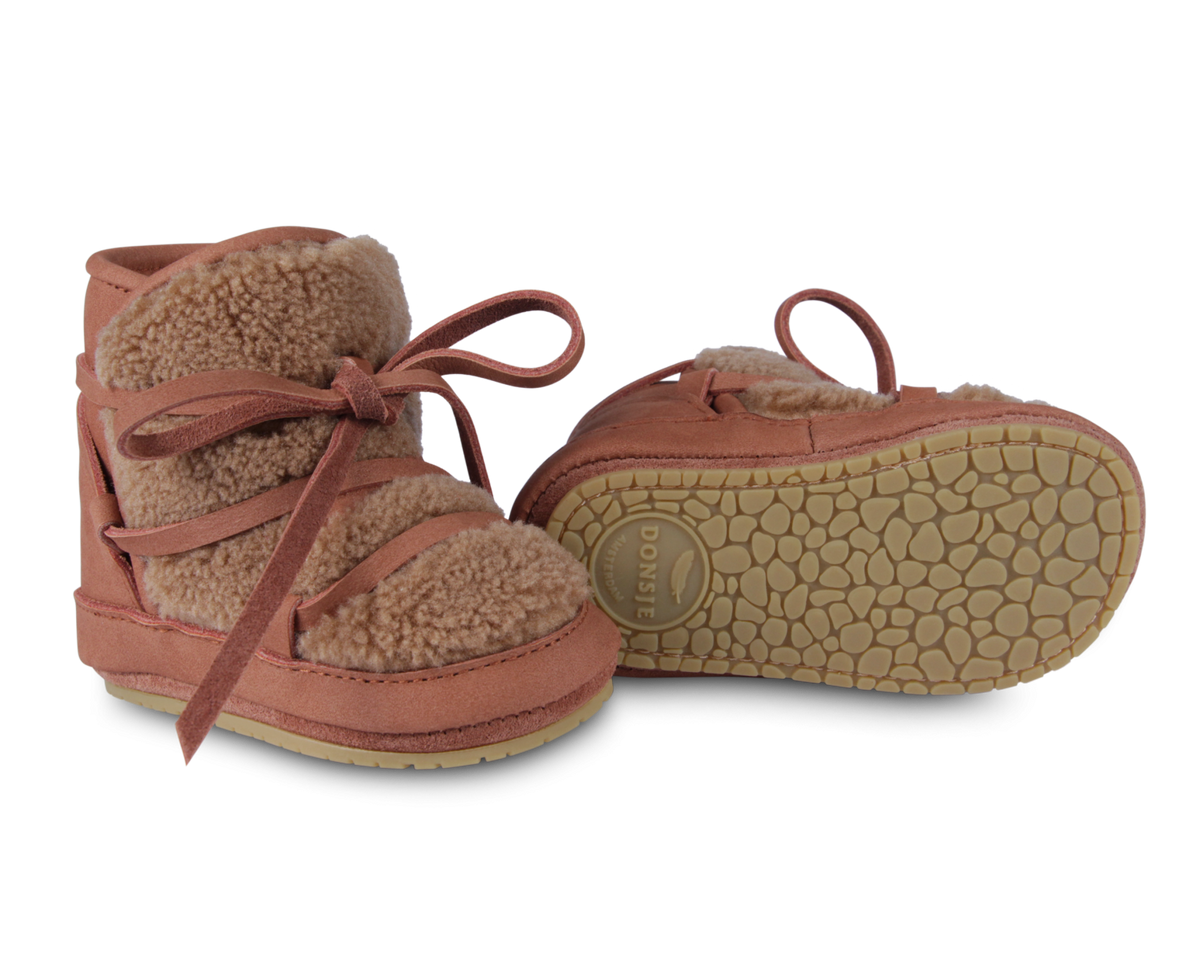 Cassi Booties | Walnut Nubuck