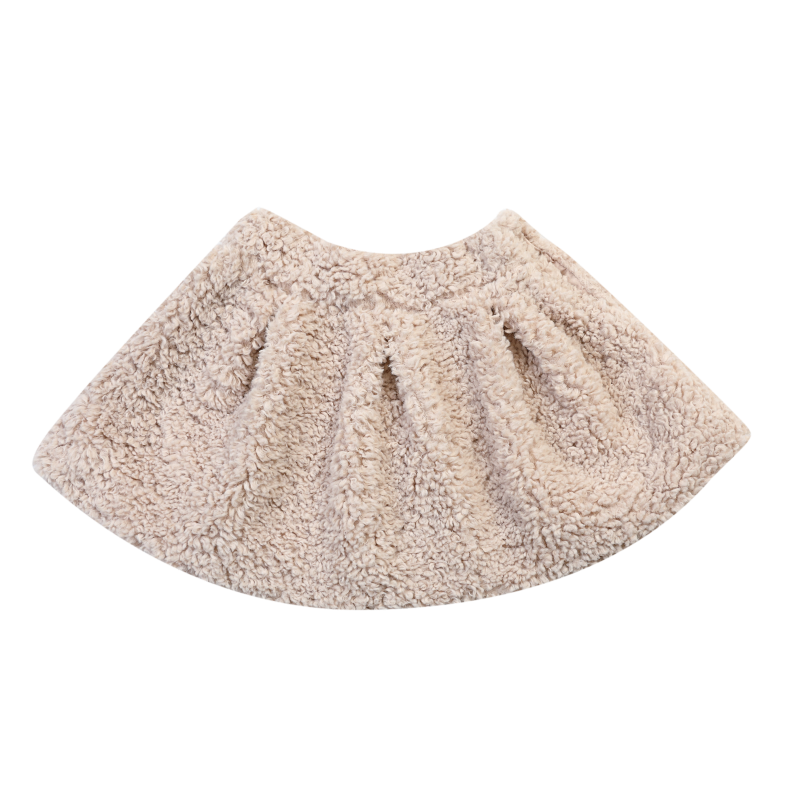 Isabelle Skirt | Soft Taupe Teddy