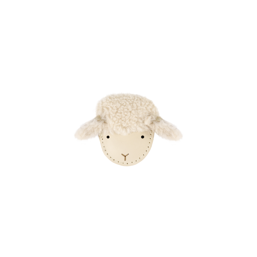 Josy Exclusive Hair Tie | Lammy | Cream Leather