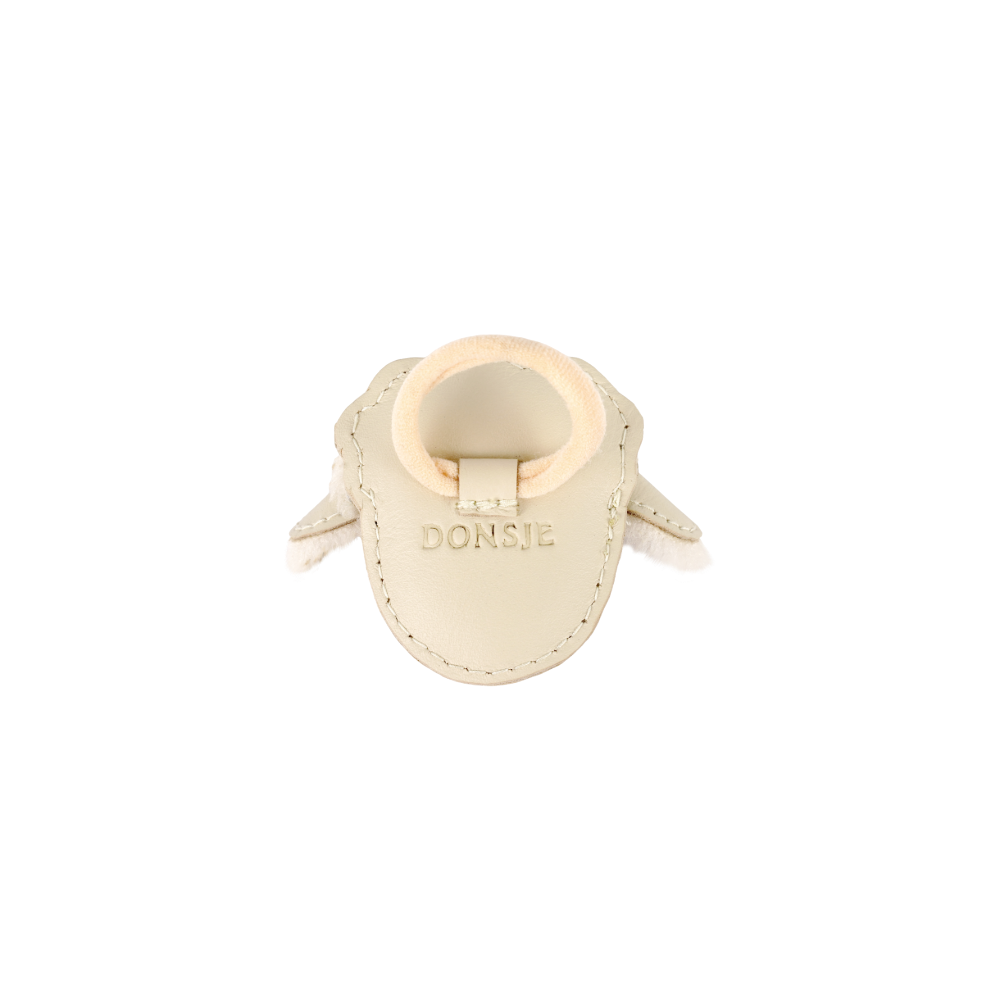 Josy Exclusive Hair Tie | Lammy | Cream Leather
