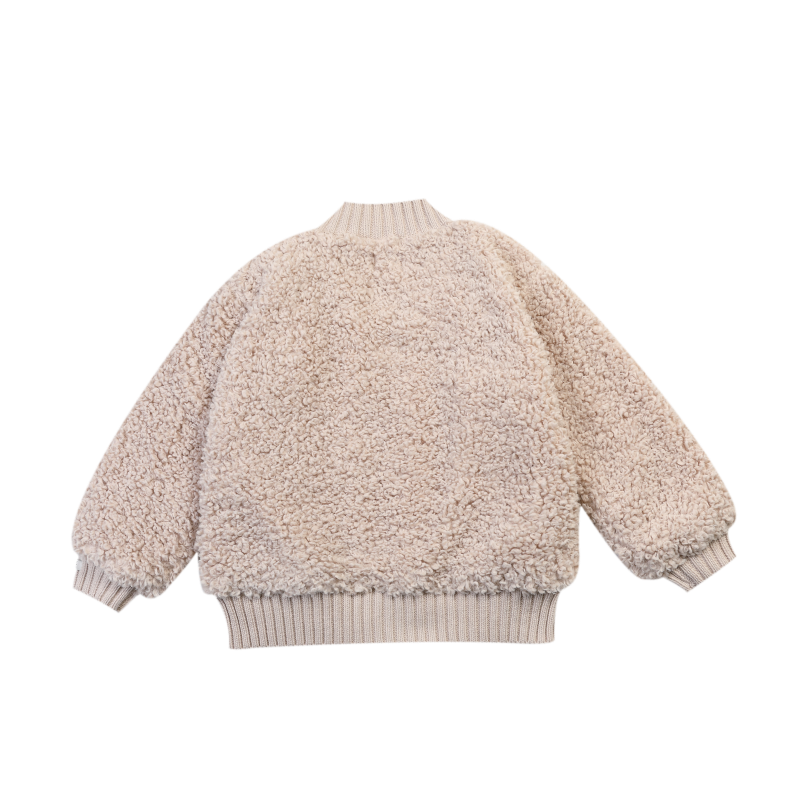Olaan Cardigan | Soft Taupe Teddy