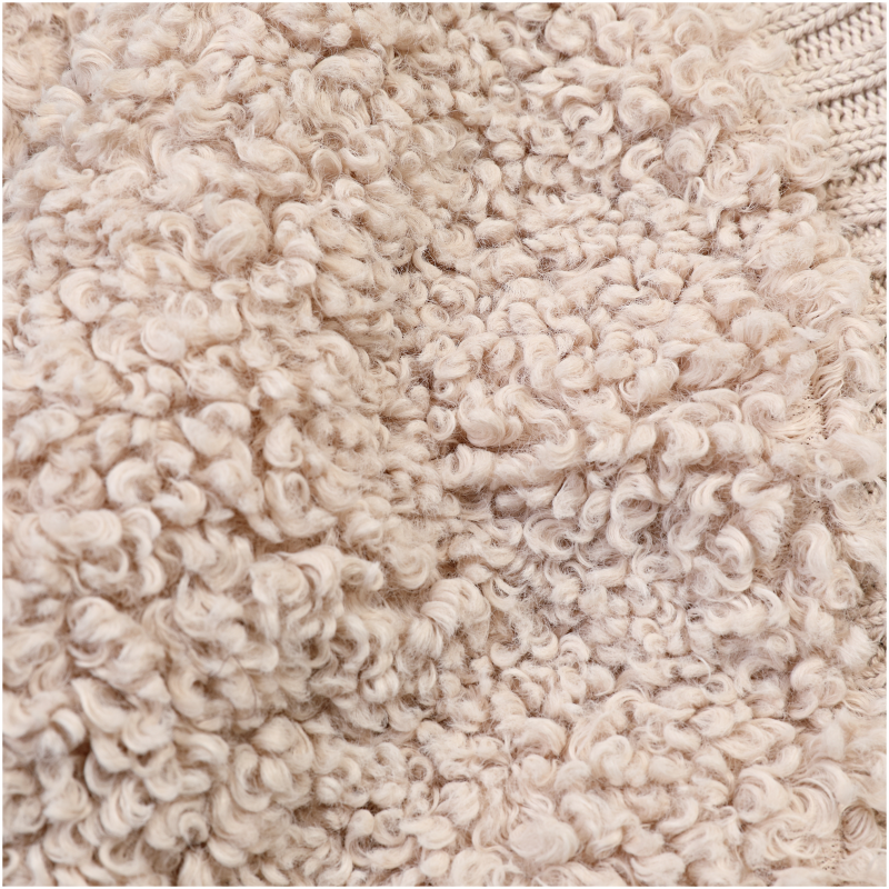 Olaan Cardigan | Soft Taupe Teddy