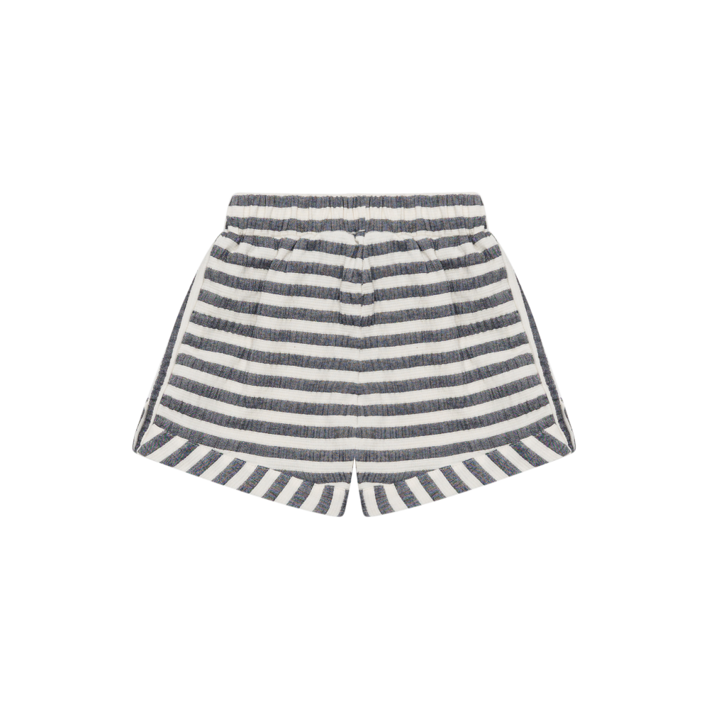 Kaatio Shorts | Blue Marine - White Striped