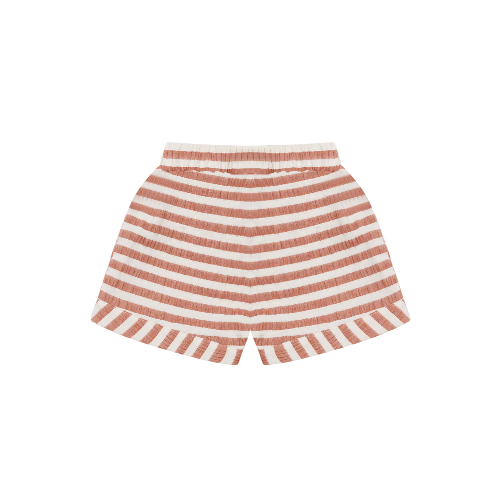 Kaatio Shorts | Rust - White Striped