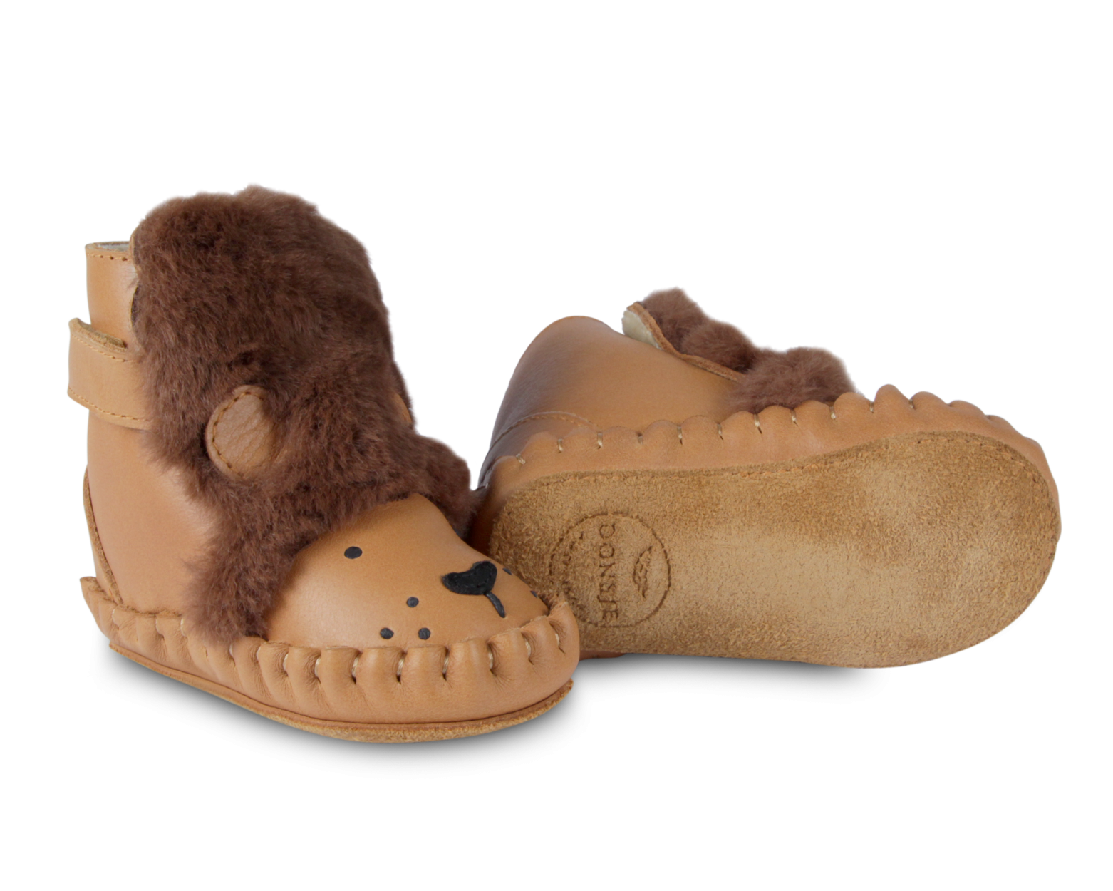 Kapi Exclusive Booties | Leo | Camel Classic Leather