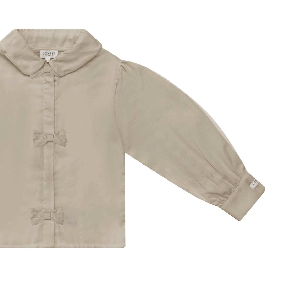 Kresi Blouse | Bows | Soft Taupe