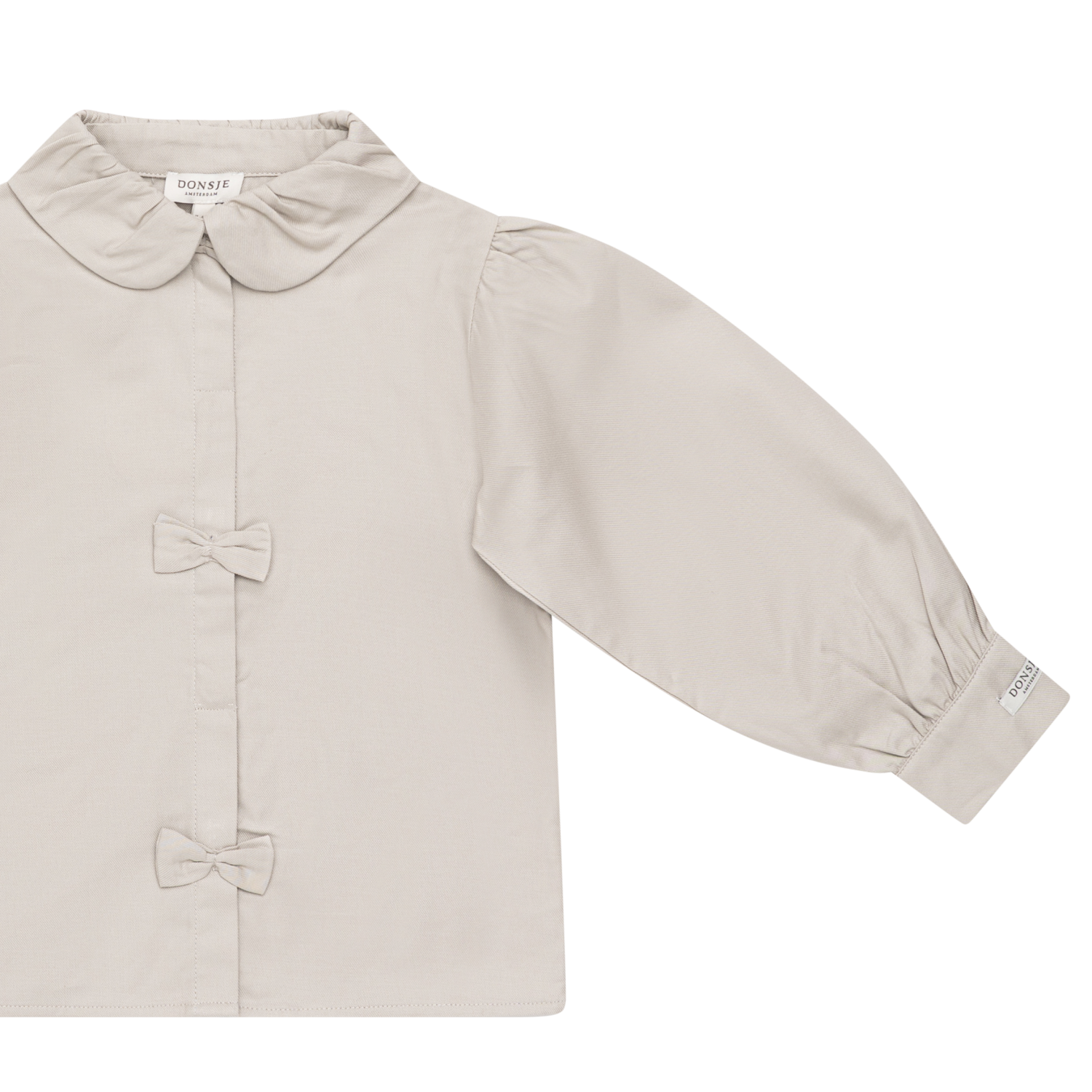 Kresi Blouse | Bows | Soft Taupe