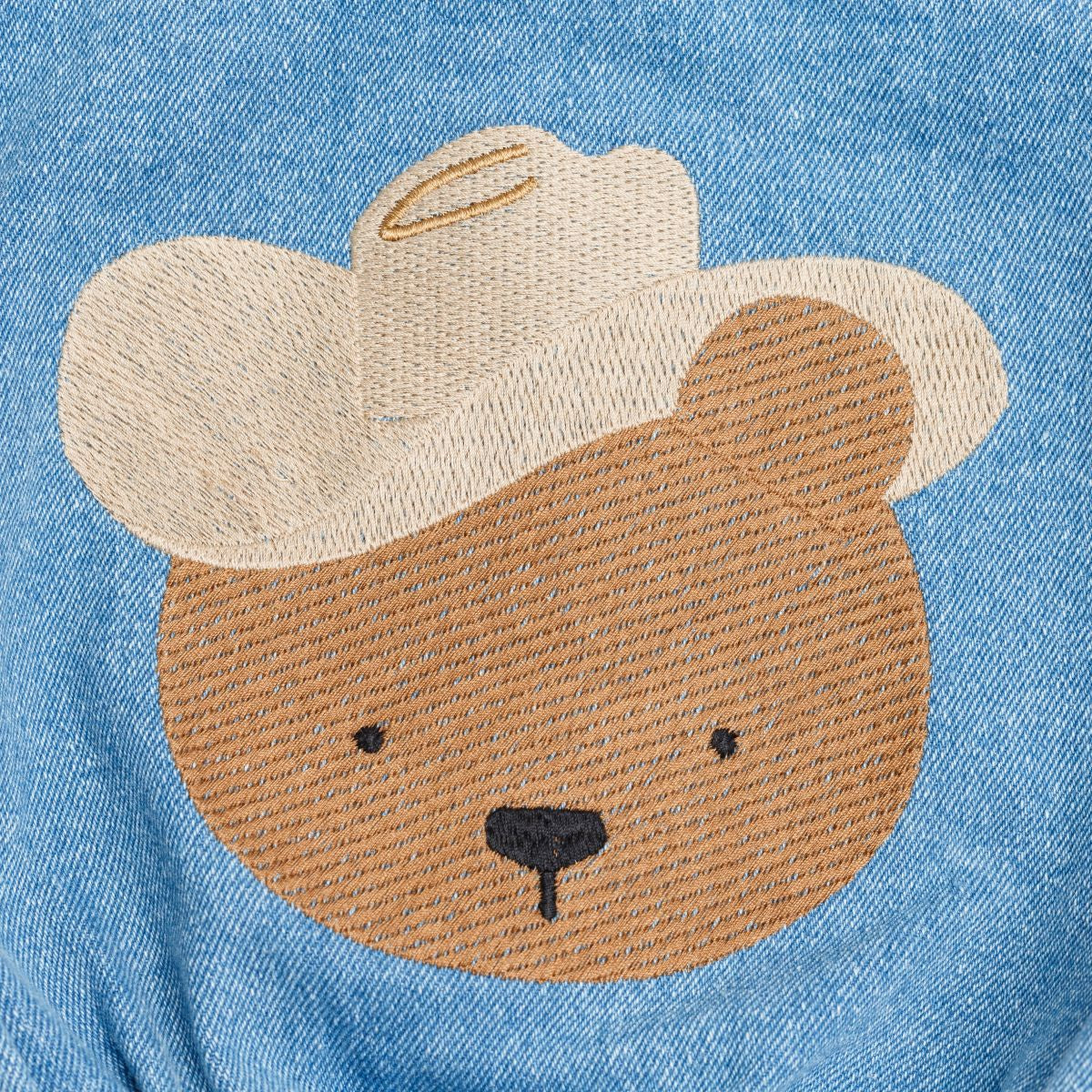 Lard Denim Jumpsuit | Western Bear | Vintage Blue