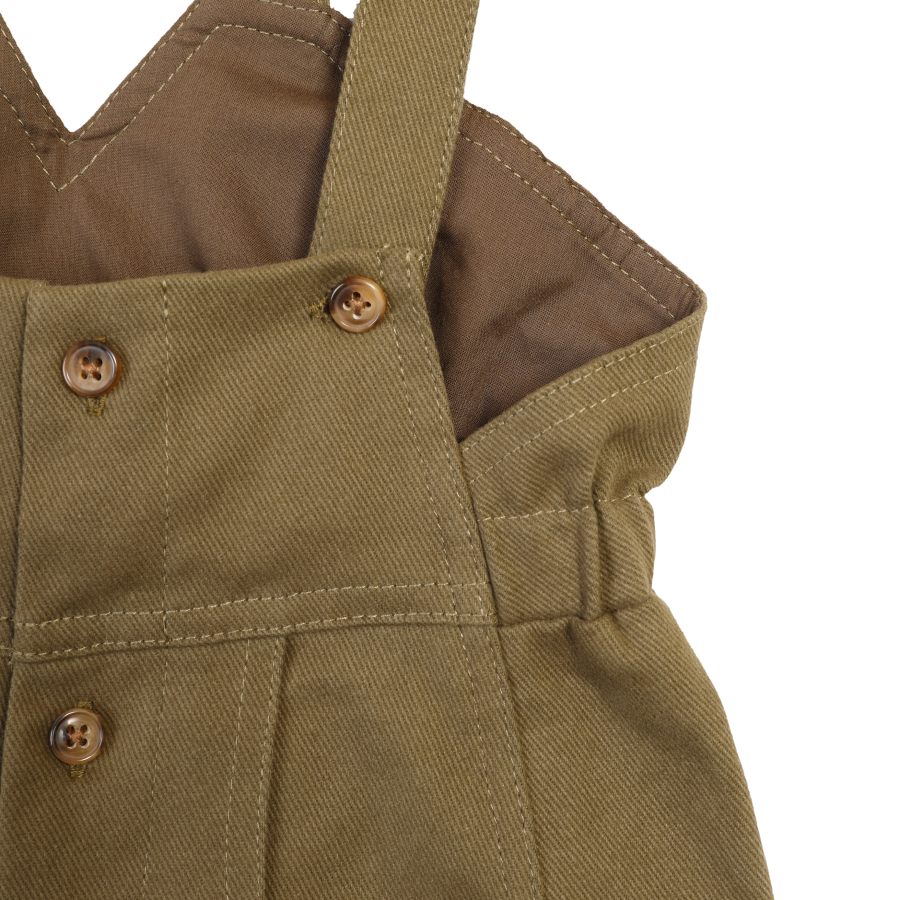 Lewes Overalls | Stone Green