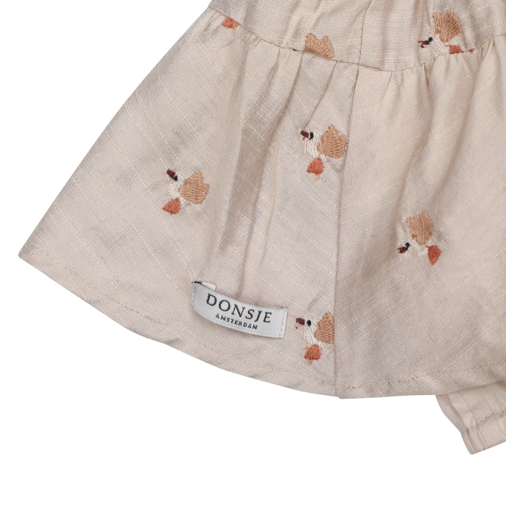 Ysa Skirt | Hummingbirds | Soft Taupe