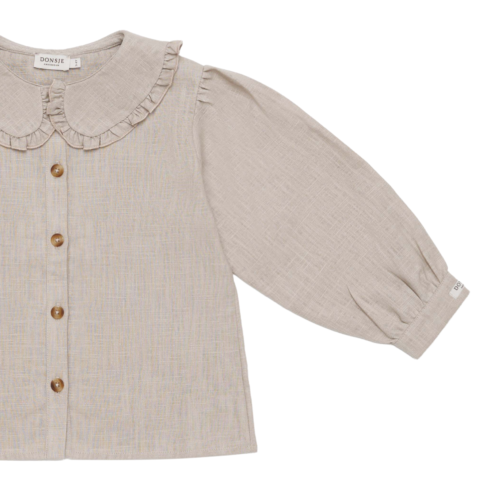 Luikje Blouse | Soft Taupe